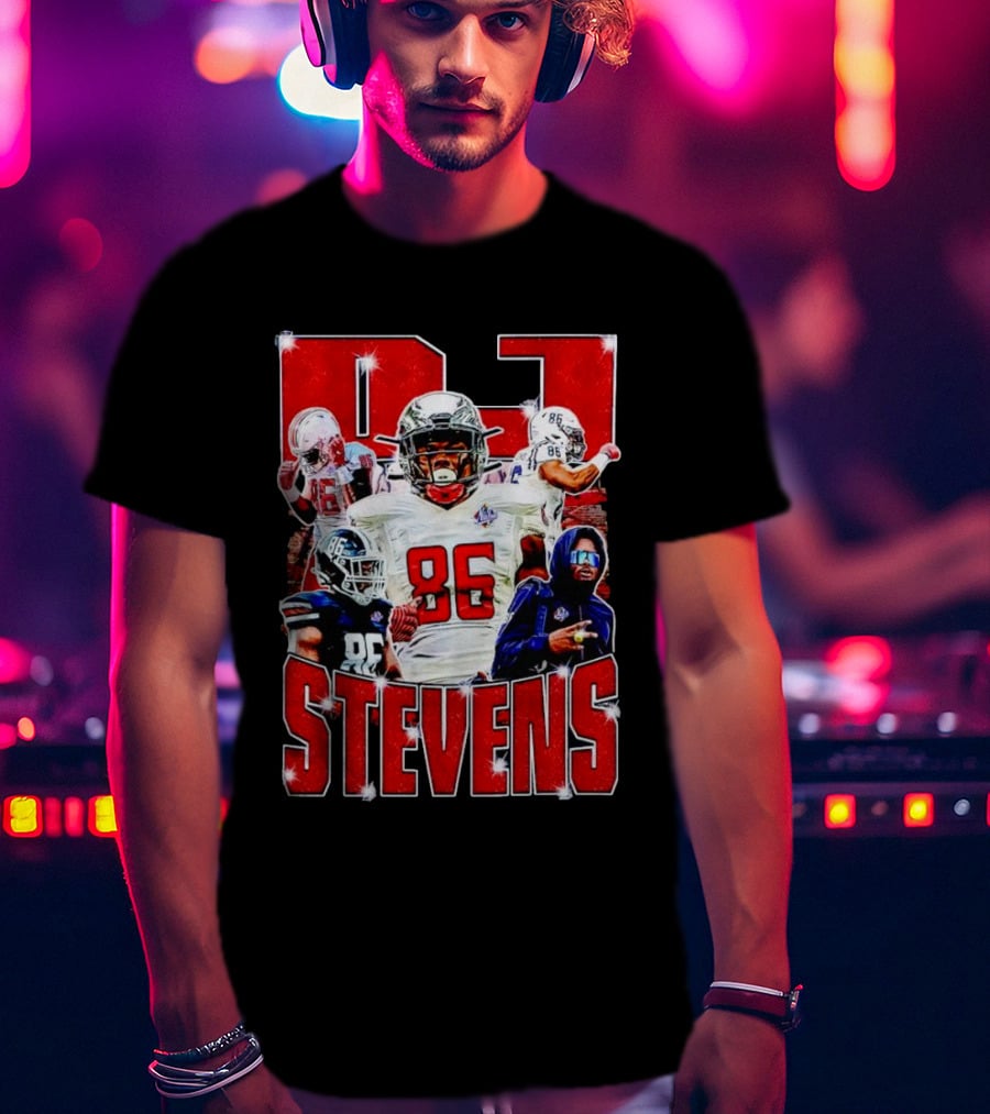 DJ Stevens 86 Football Vintage Jackson State Tigers T-Shirt