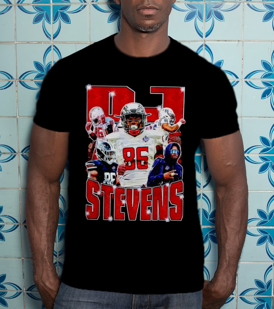 DJ Stevens 86 Football Vintage Jackson State Tigers T-Shirt
