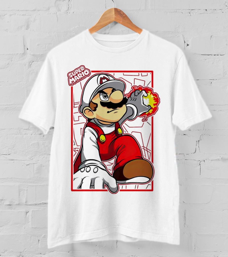 Super Mario Fire Power T-Shirt