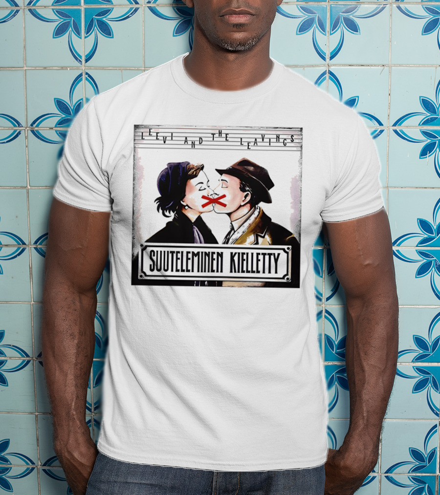 Leevi And The Leavings Suuteleminen Kielletty Vintage Couple With Red Cross T-Shirt