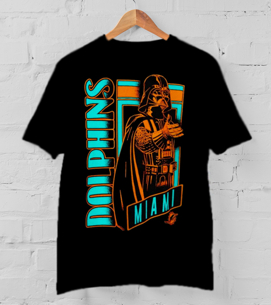 Miami Dolphins Darth Vader Adventure T-Shirt