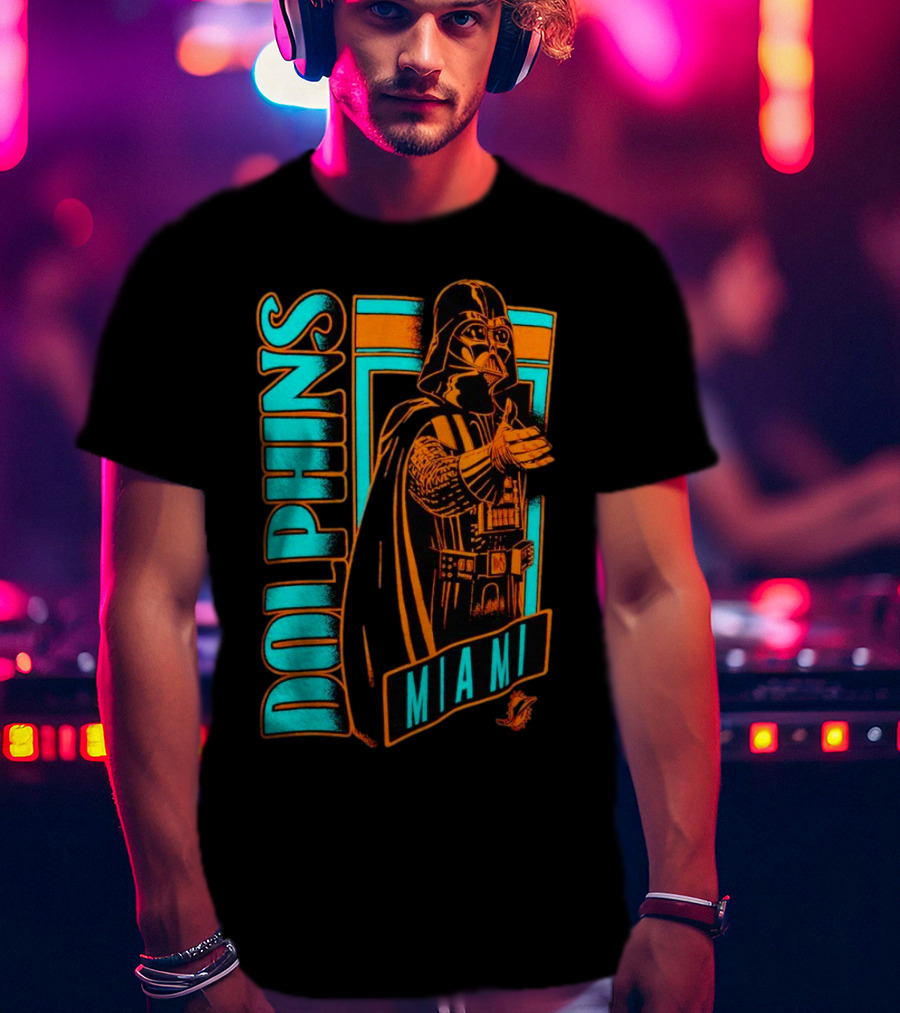 Miami Dolphins Darth Vader Adventure T-Shirt