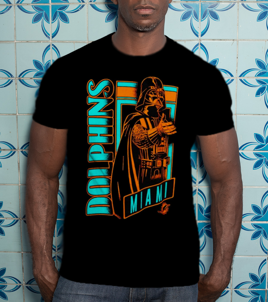 Miami Dolphins Darth Vader Adventure T-Shirt