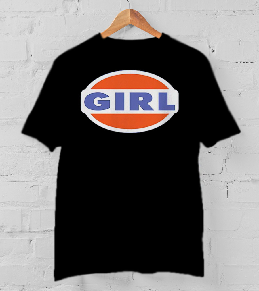 Pamela Anderson Girl 90s Logo Oval T-Shirt