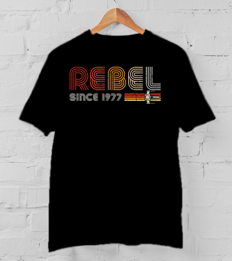 Rebel Since 1977 Star Wars Retro X-Wing T-Shirt