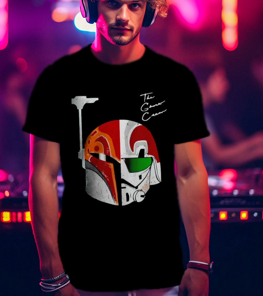 The Ghost Crew Sabine Wren And Ezra Bridger Helmet T-Shirt