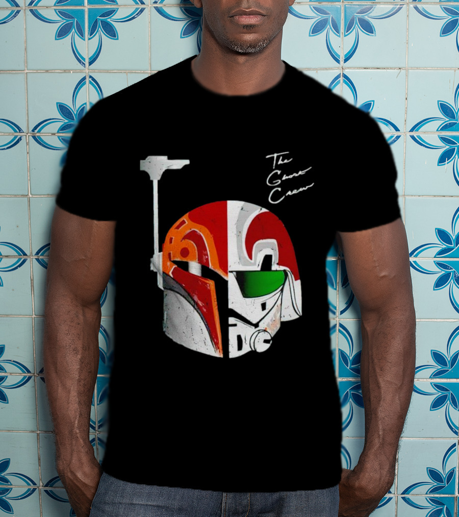 The Ghost Crew Sabine Wren And Ezra Bridger Helmet T-Shirt