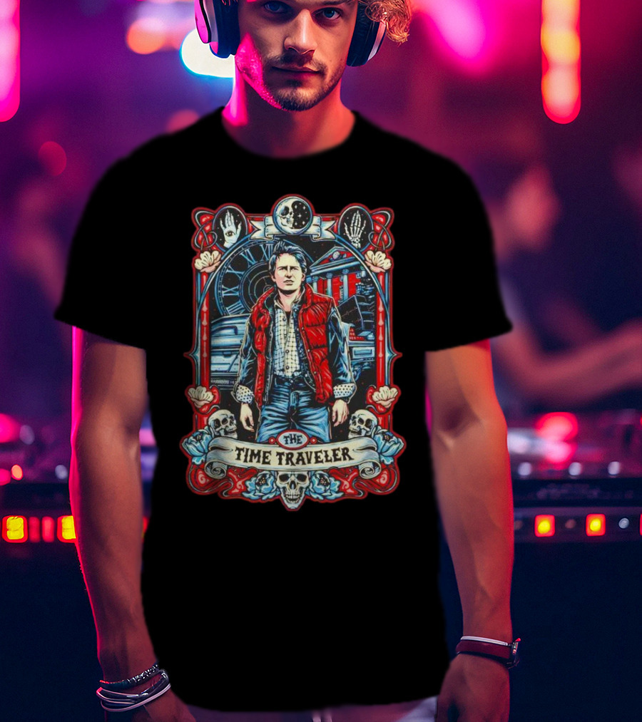 Back To The Future Retro Time Traveler T-Shirt
