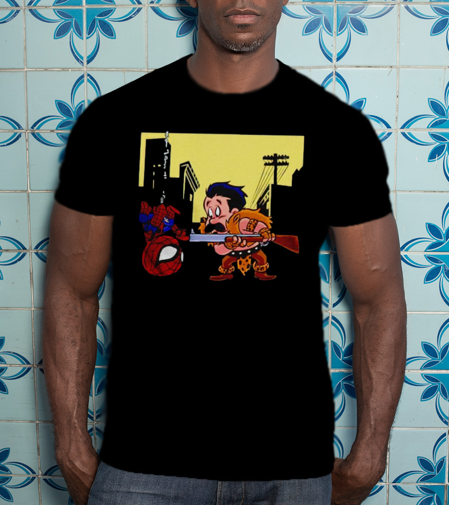 Kraven Fudd Vs. Spider-Man City Showdown T-Shirt
