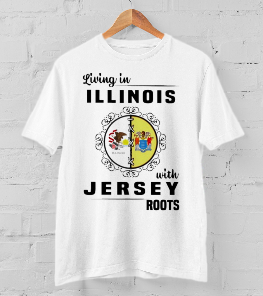 Illinois Pride With New Jersey Heritage T-Shirt