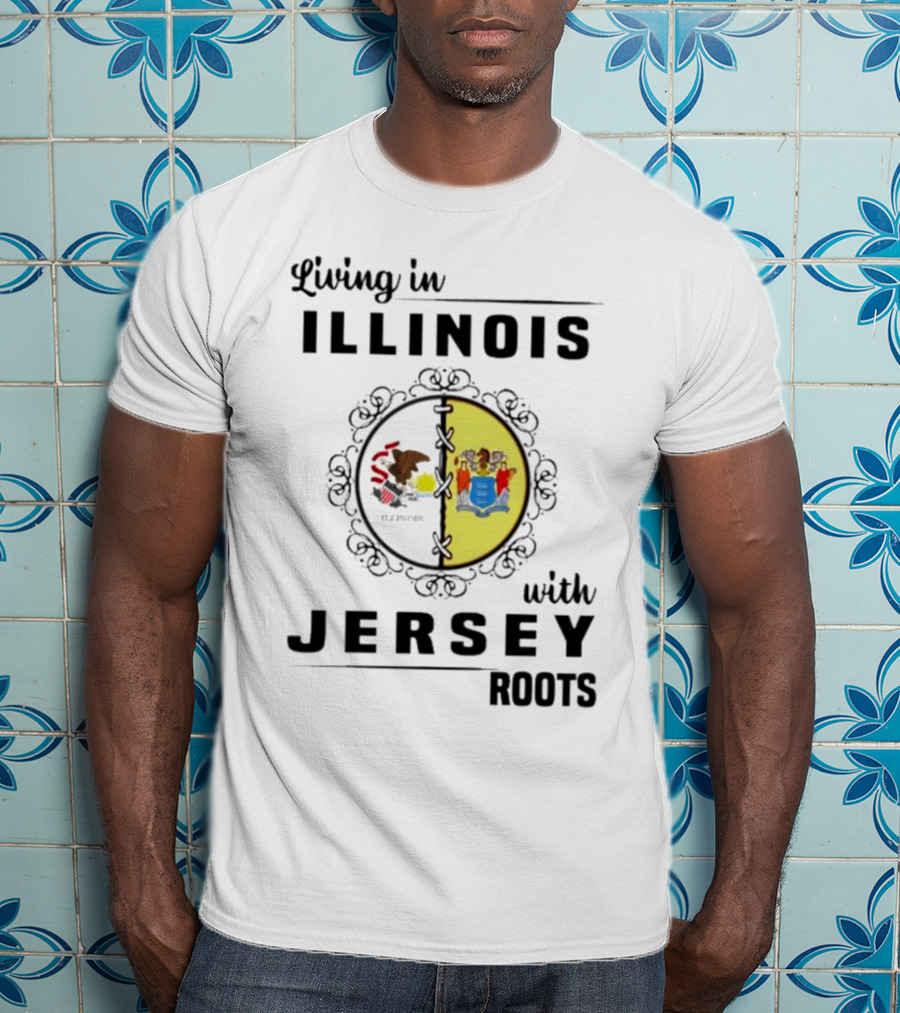 Illinois Pride With New Jersey Heritage T-Shirt
