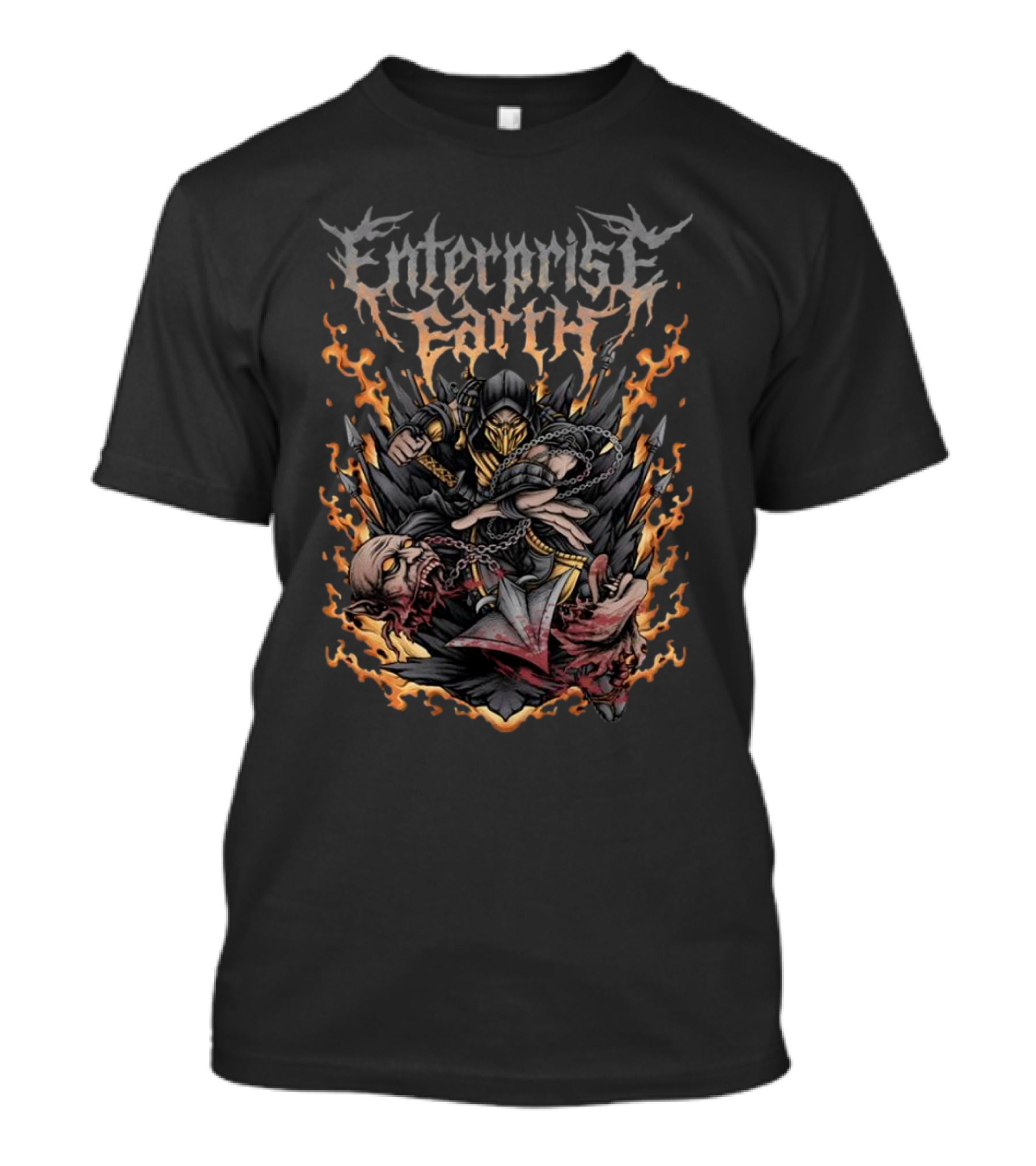 Enterprise Earth Scorpion Mortal Kombat T-Shirt