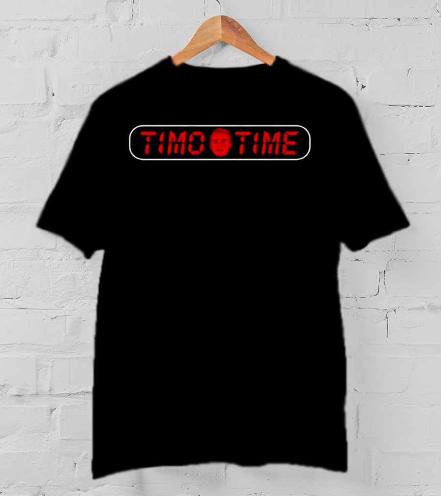 Timo Meier Timo Time Clock Face T-Shirt