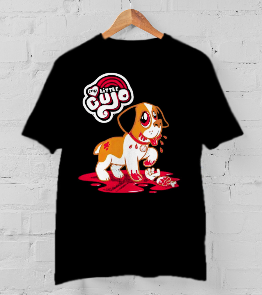 My Little Cujo Dog With Blood And Bones T-Shirt