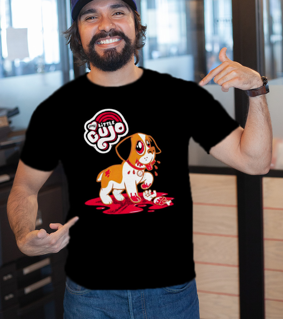 My Little Cujo Dog With Blood And Bones T-Shirt