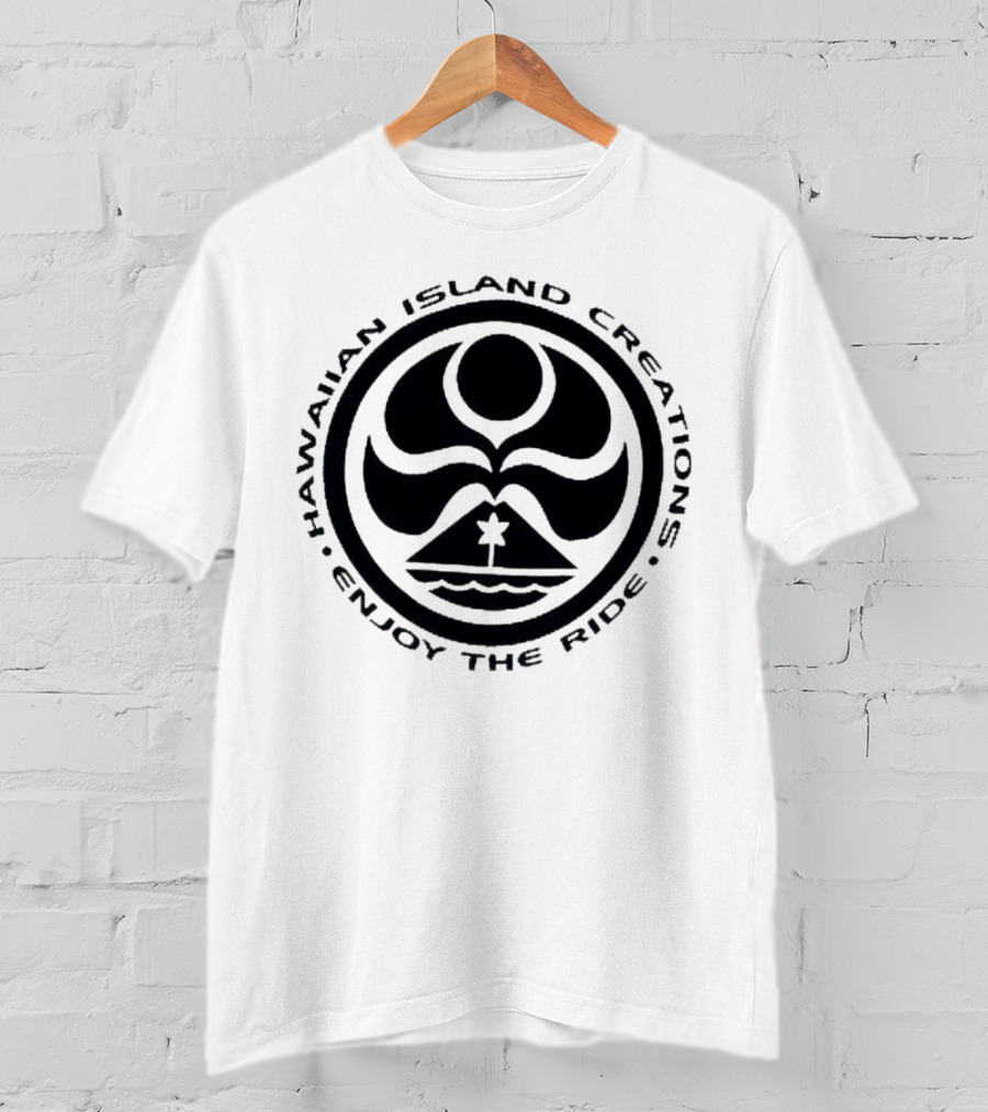 Hawaiian Island Creations Surfing Logo Enjoy The Ride T-Shirt