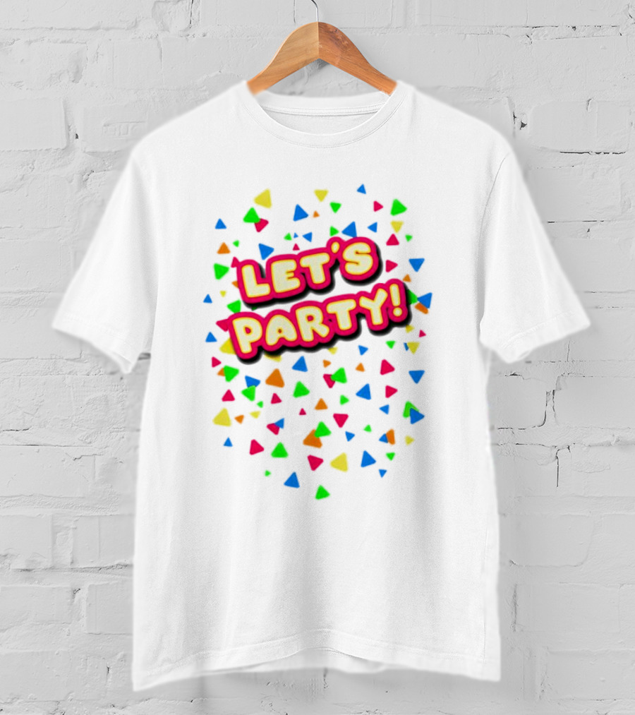 Let’s Party Chica Colorful Confetti T-Shirt