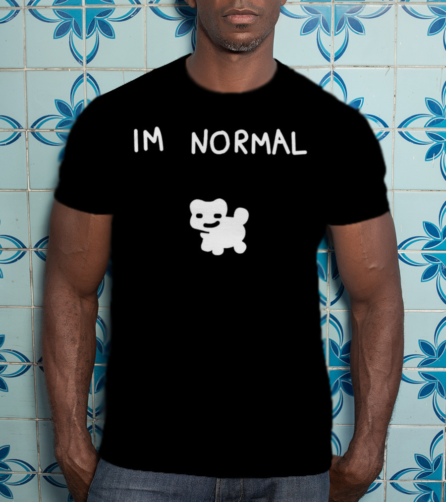 IM NORMAL Cartoon Animal T-Shirt
