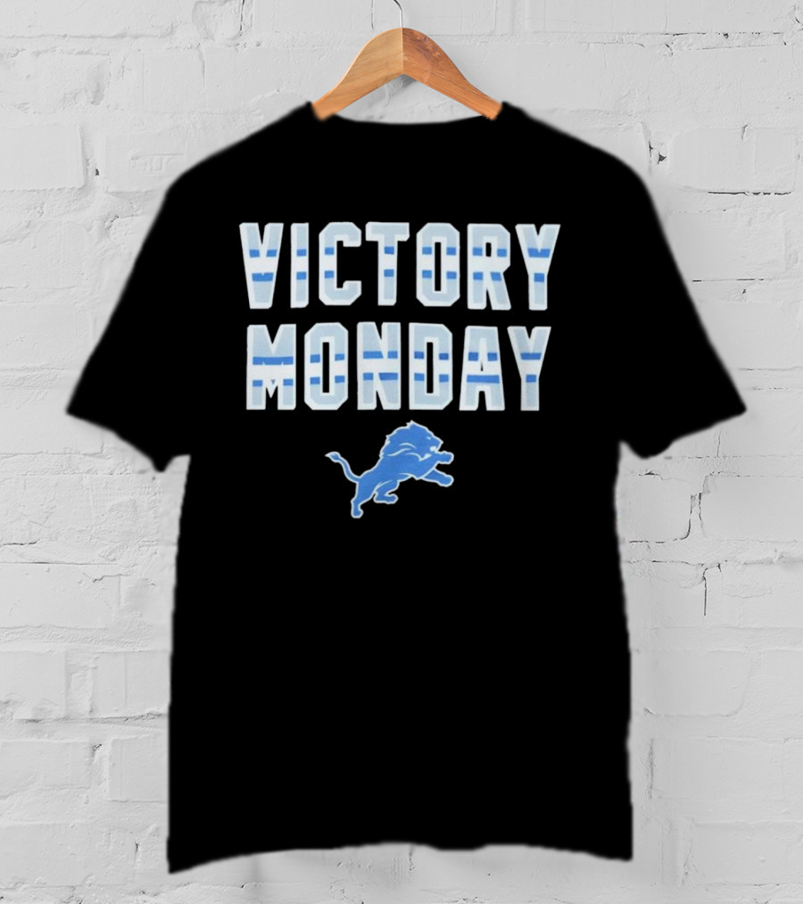 Victory Monday Detroit Lions Football Fan T-Shirt
