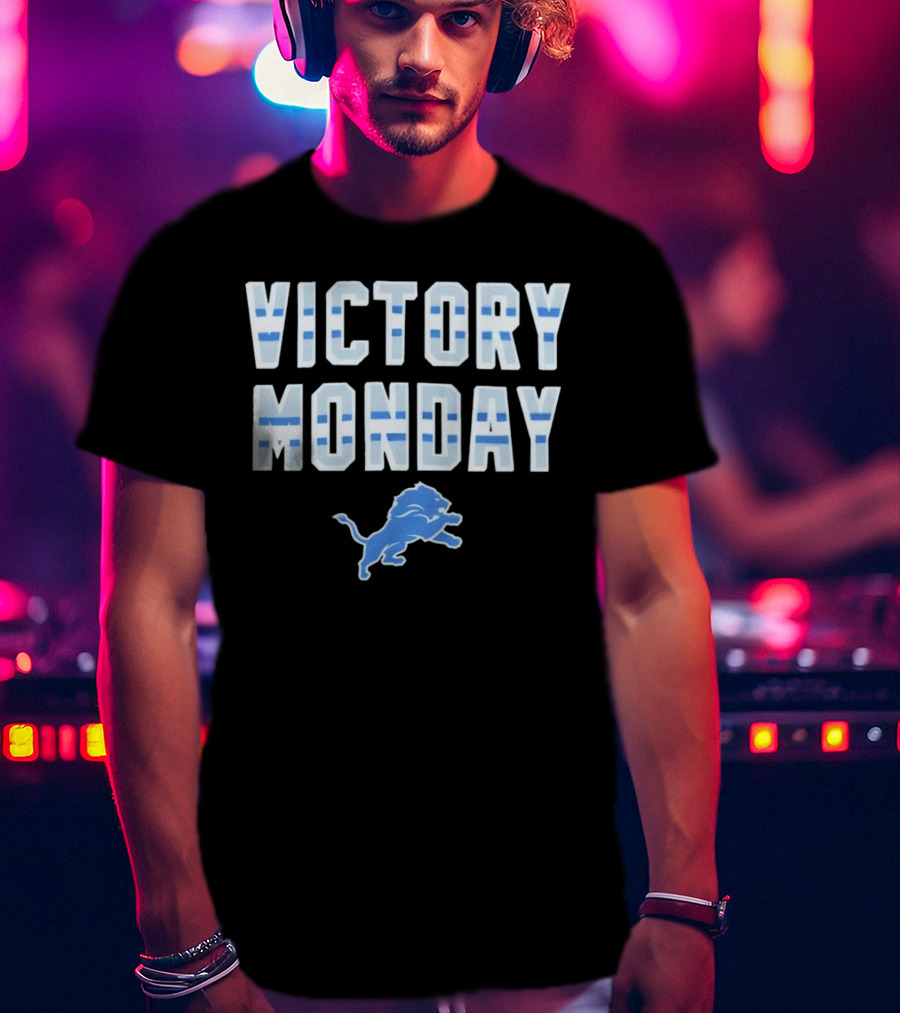 Victory Monday Detroit Lions Football Fan T-Shirt