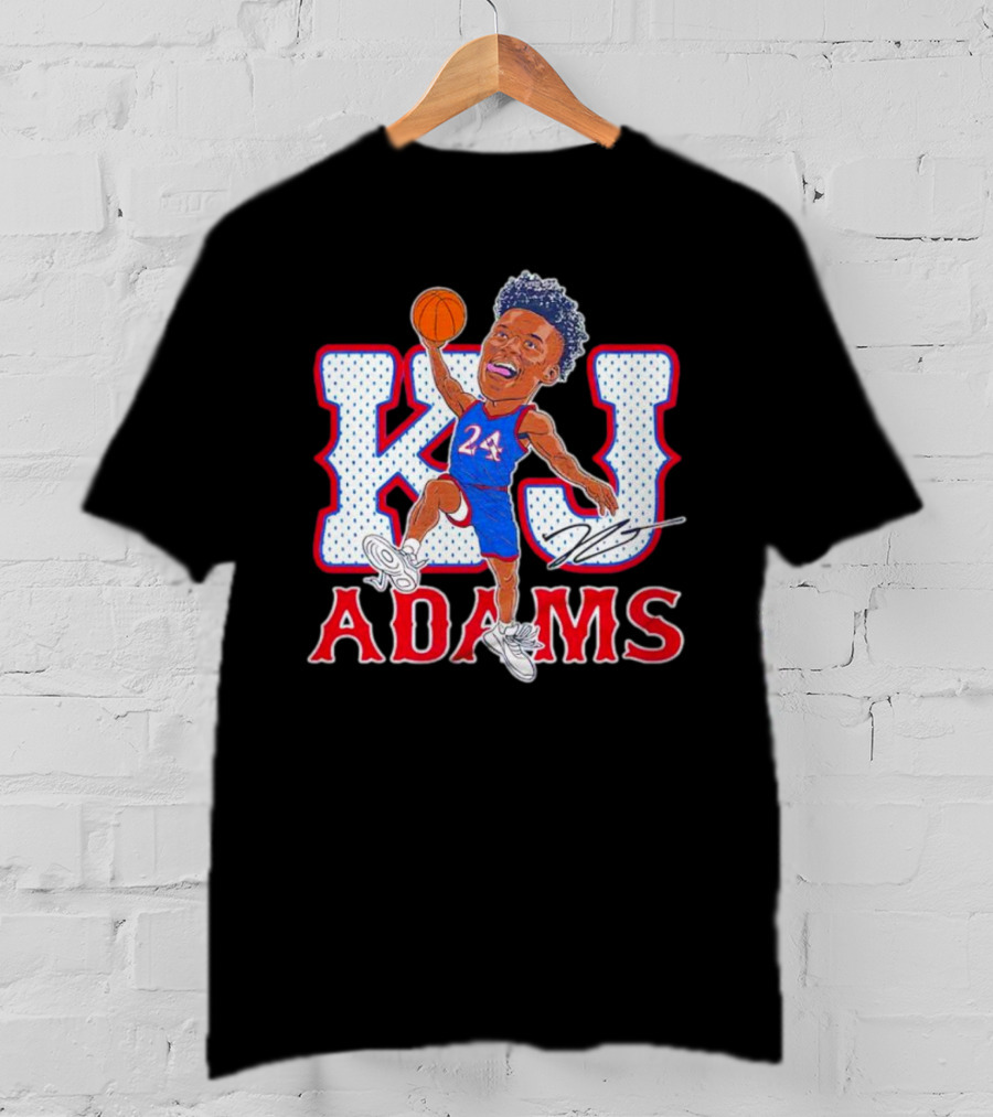 KJ Adams 24 Basketball Dunking Signature T-Shirt