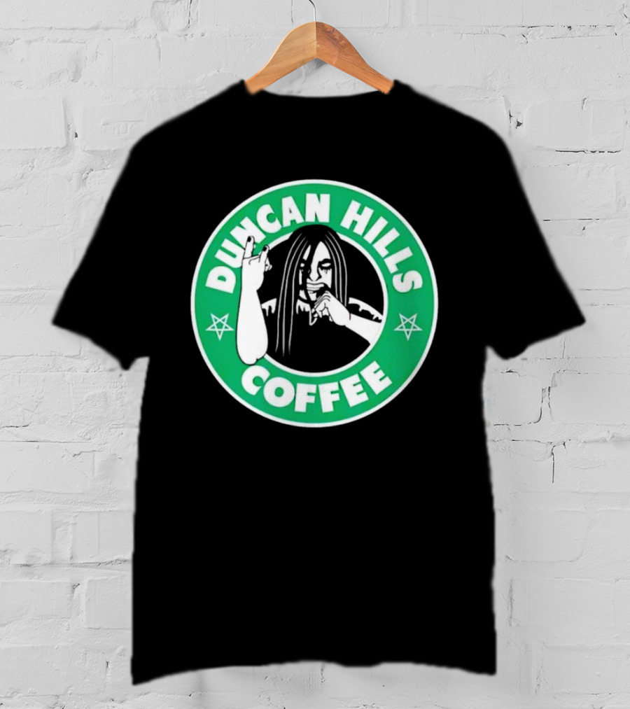 Duncan Hills Coffee Metalocalypse Starbucks Emblem T-Shirt