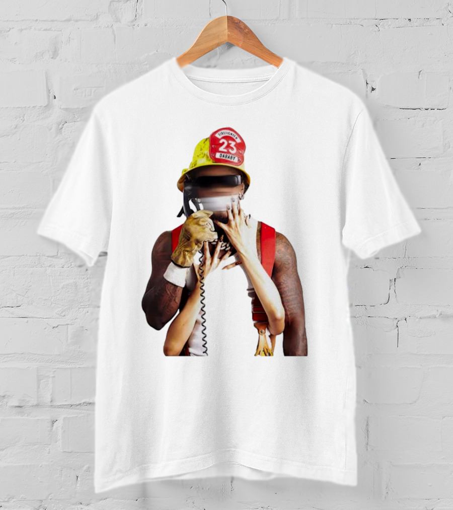 Call Da Fireman 23 DaBaby Firefighter Concept T-Shirt