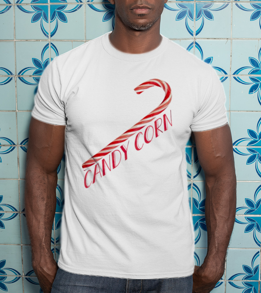 Candy Corn Candy Cane Mischief T-Shirt