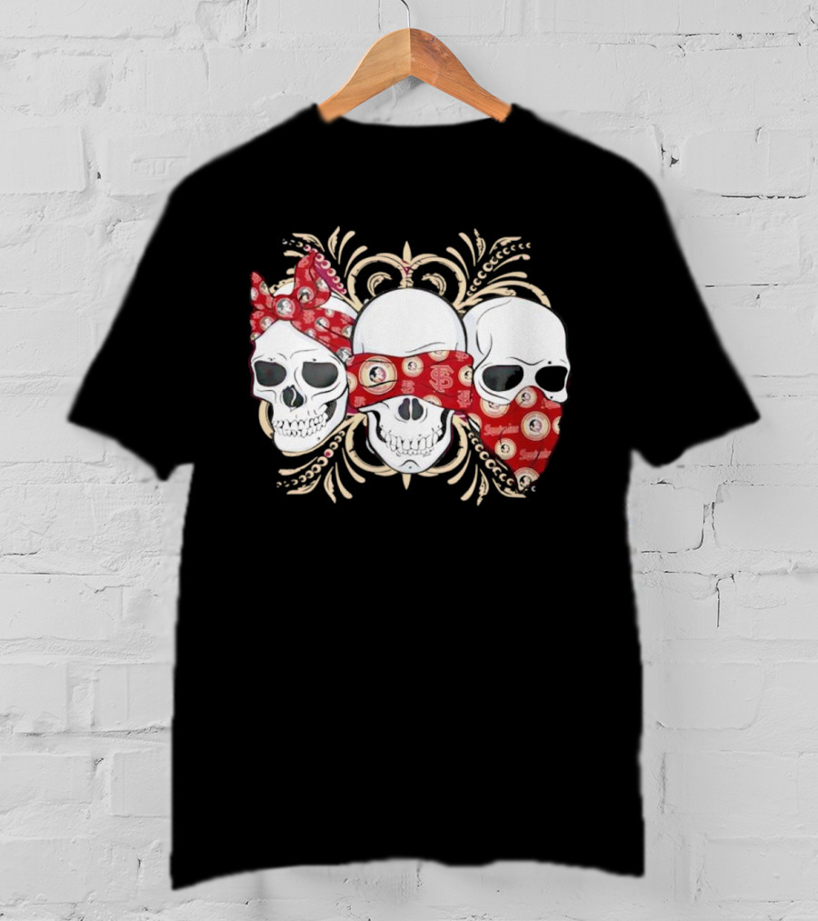 FSU Skull Gang Bandana Trio T-Shirt