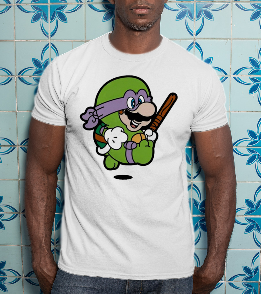 Mario Super Donny Bro Ninja Parody Character T-Shirt