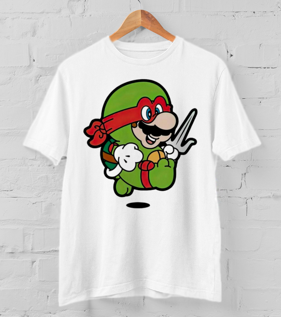 Super Mario Raph Ninja Bro Adventures T-Shirt