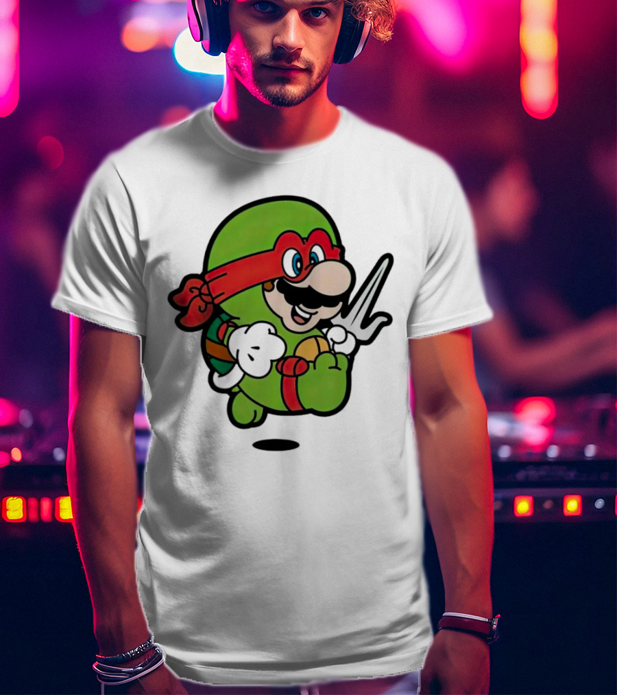 Super Mario Raph Ninja Bro Adventures T-Shirt