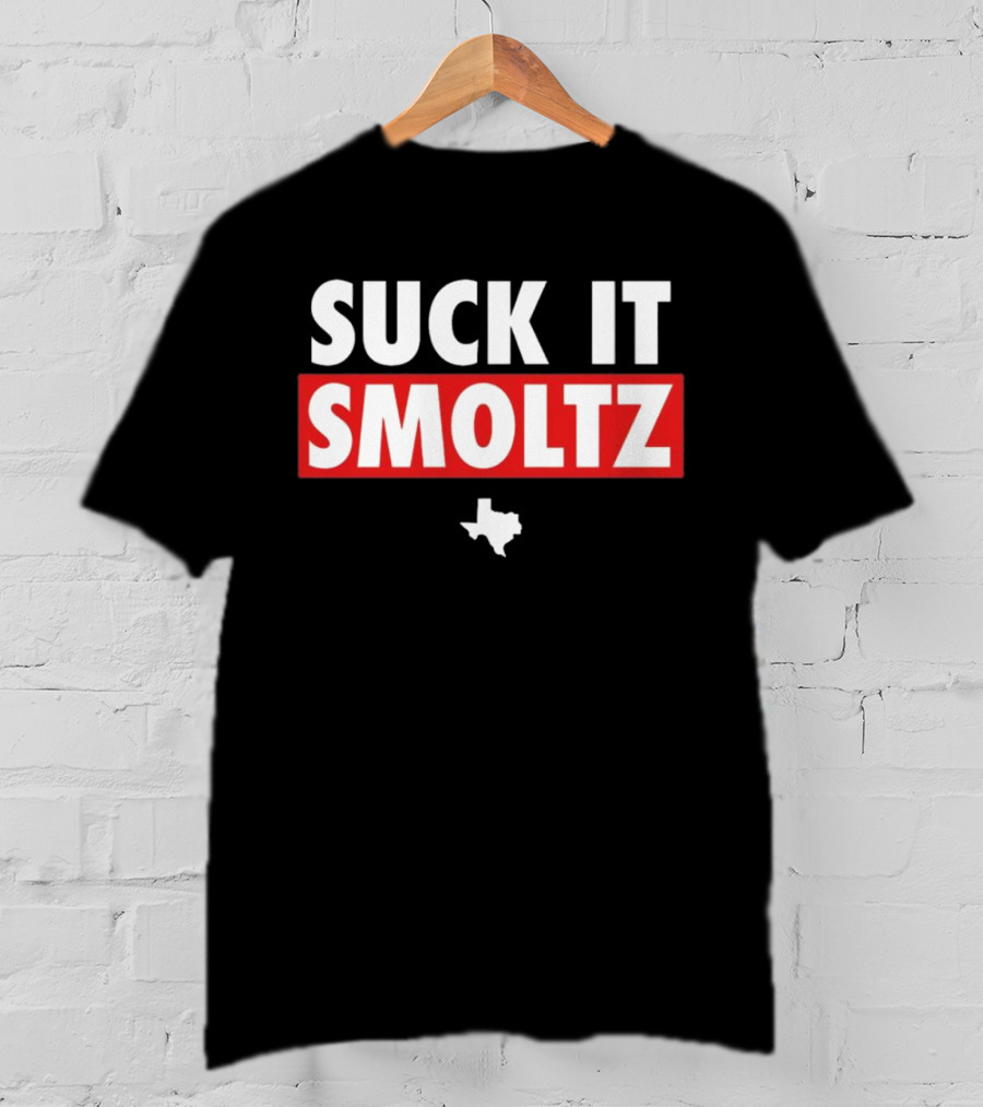 Suck It Smoltz Texas Map T-Shirt