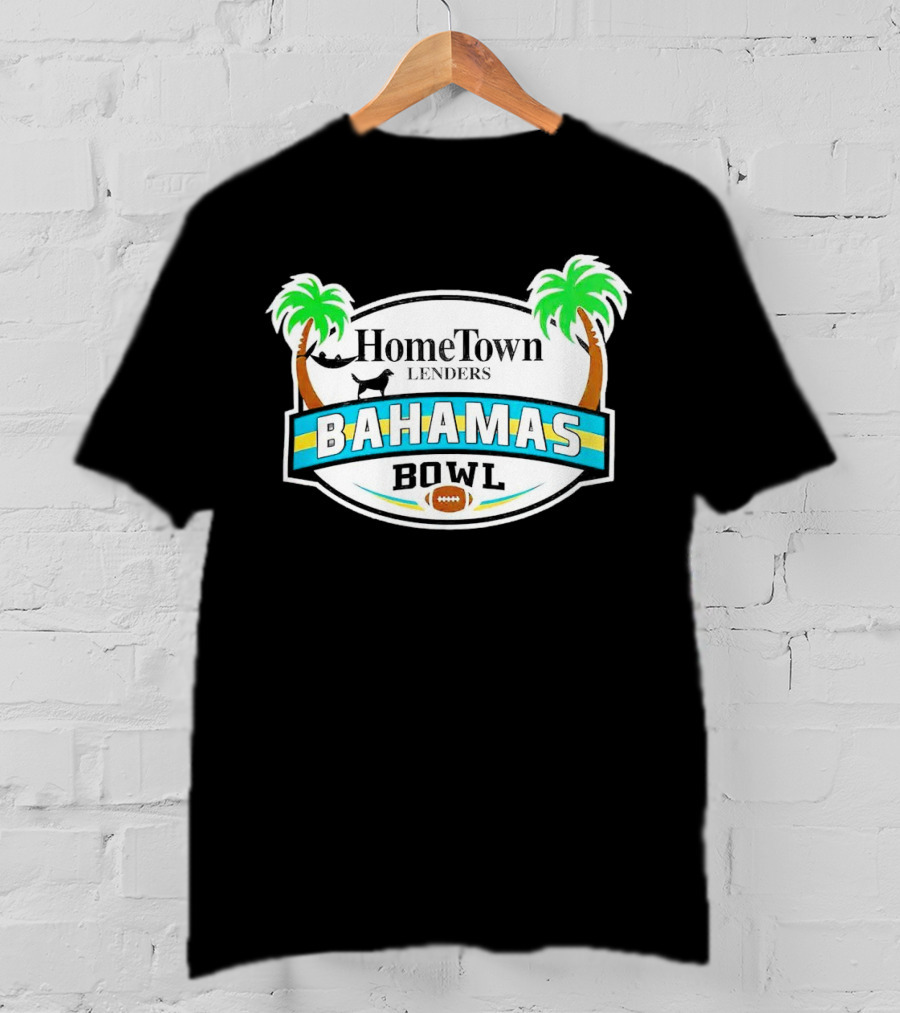HomeTown Lenders Bahamas Bowl Palms Football T-Shirt