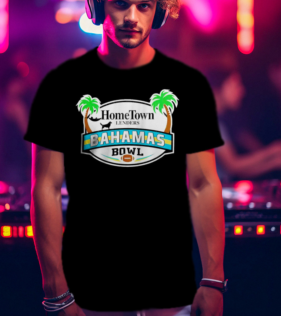 HomeTown Lenders Bahamas Bowl Palms Football T-Shirt