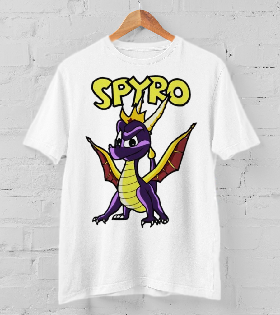 SPYRO The Dragon Hero With Crown And Wings T-Shirt