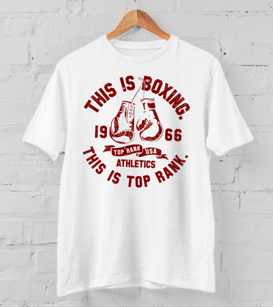 This Is Boxing 1966 Top Rank USA Athletics T-Shirt
