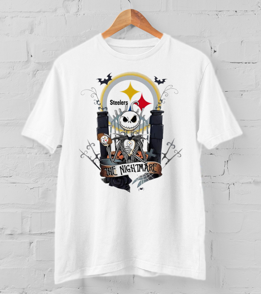Jack Skellington Steelers The Nightmare T-Shirt