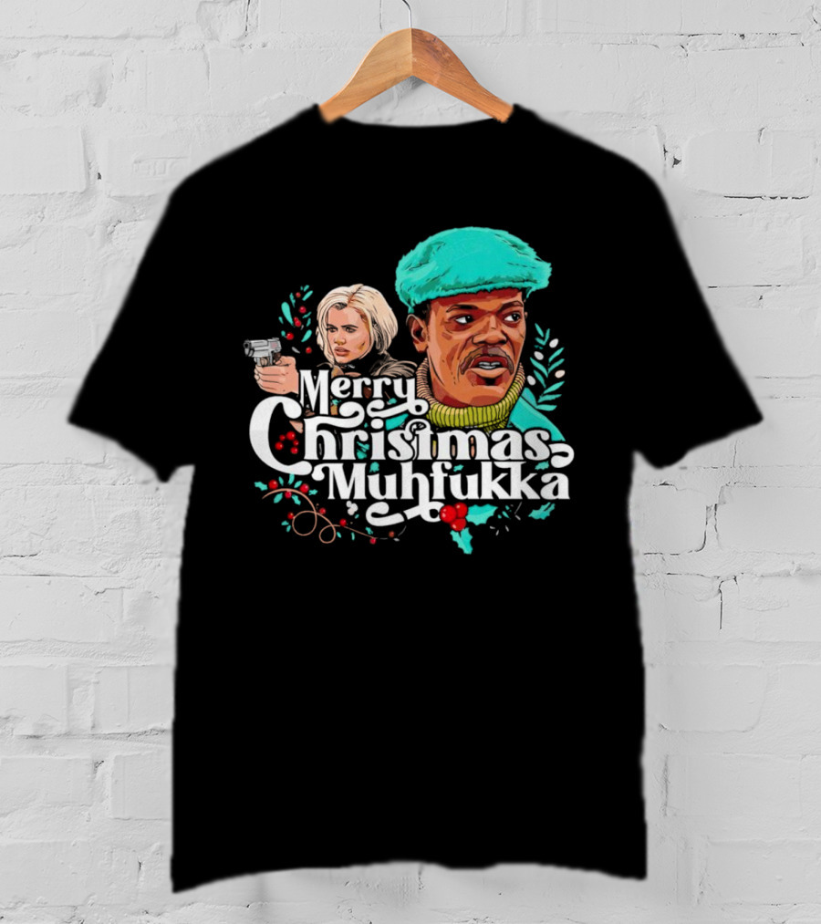 Merry Christmas Muhfukka Movie Character Holiday T-Shirt