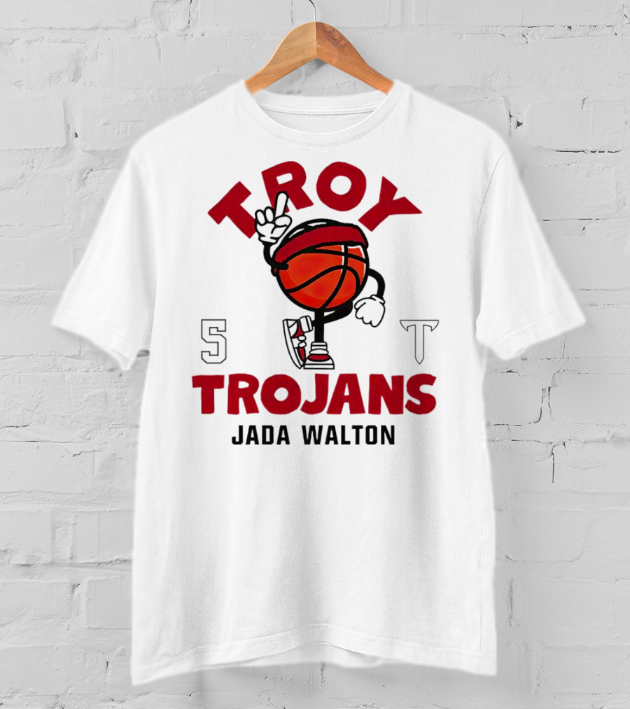 Troy Trojans Basketball Jada Walton NCAA Women's Basketball T-Shirt