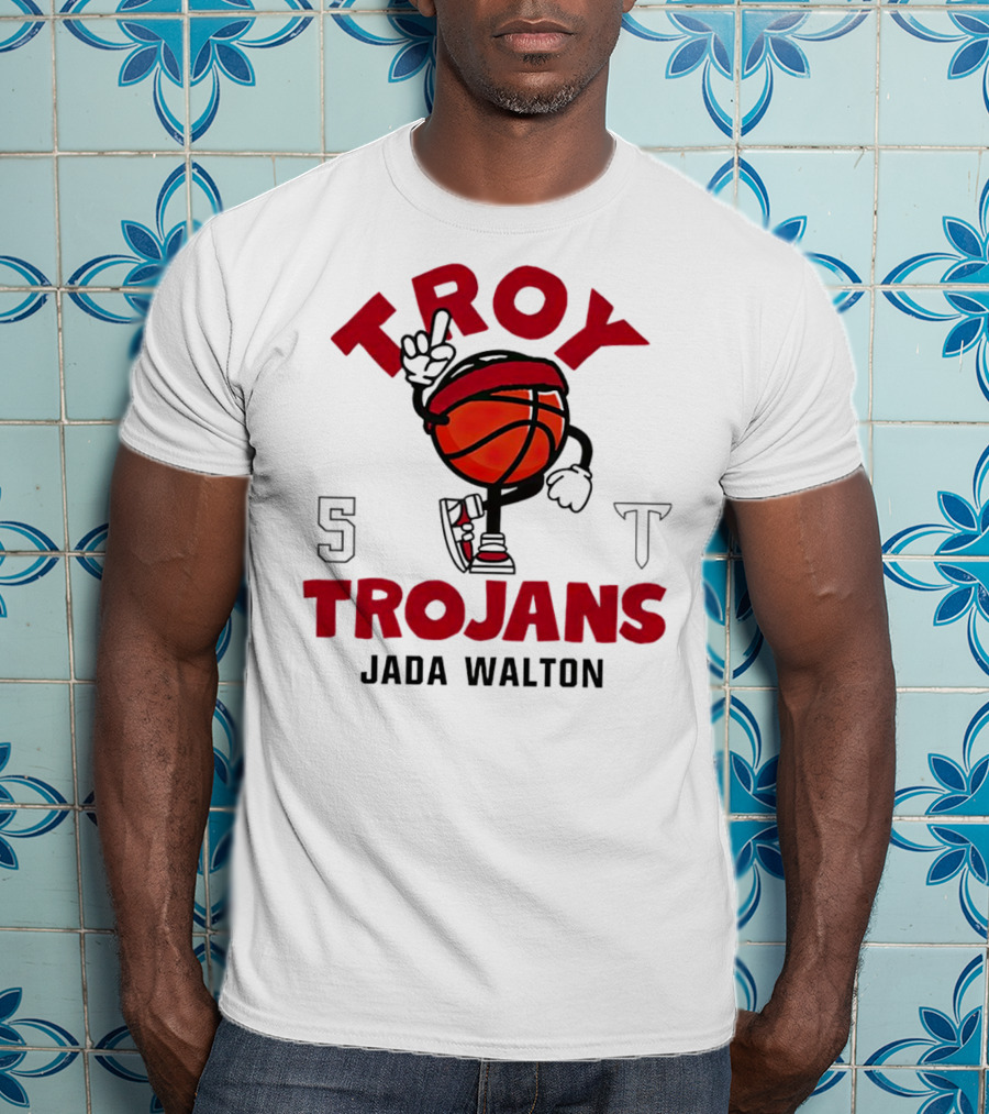 Troy Trojans Basketball Jada Walton NCAA Women's Basketball T-Shirt