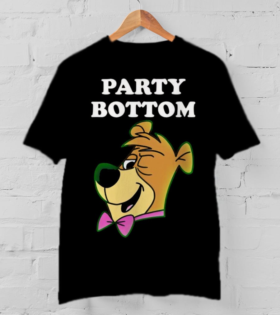Party Bottom Yogi Bear Retro Bow Tie T-Shirt