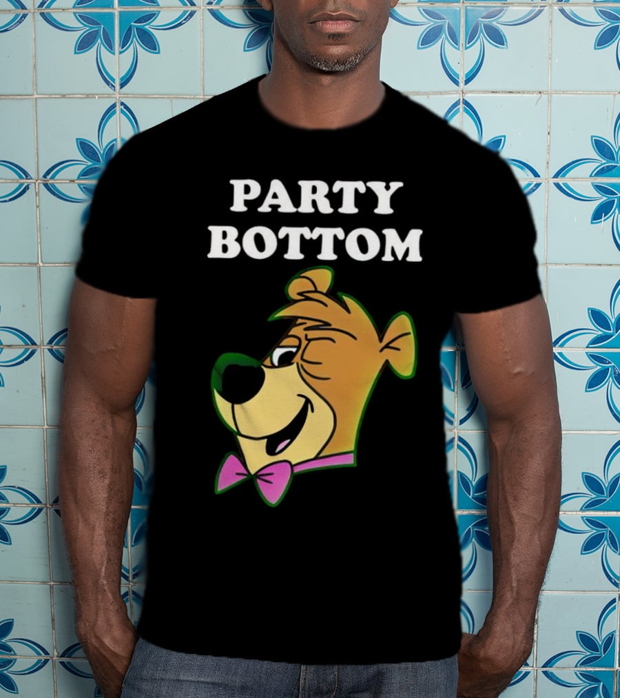 Party Bottom Yogi Bear Retro Bow Tie T-Shirt