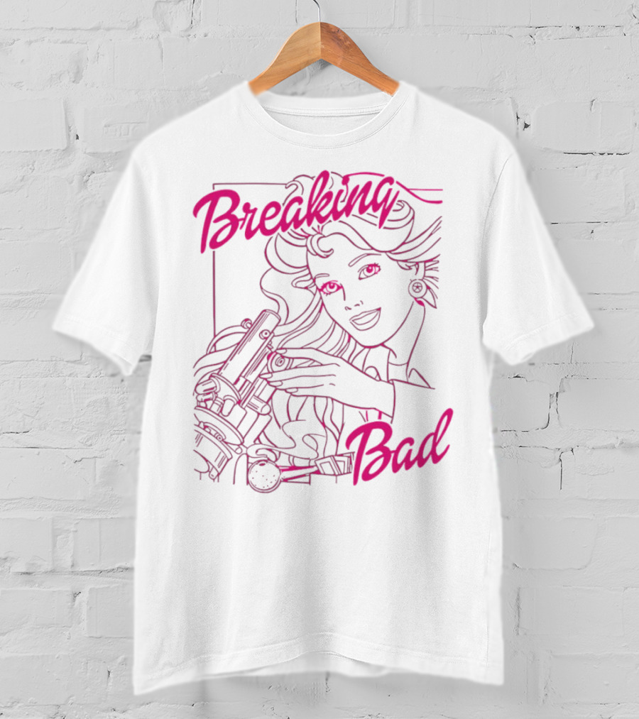 Breaking Bad Barbie Neon Sketch T-Shirt