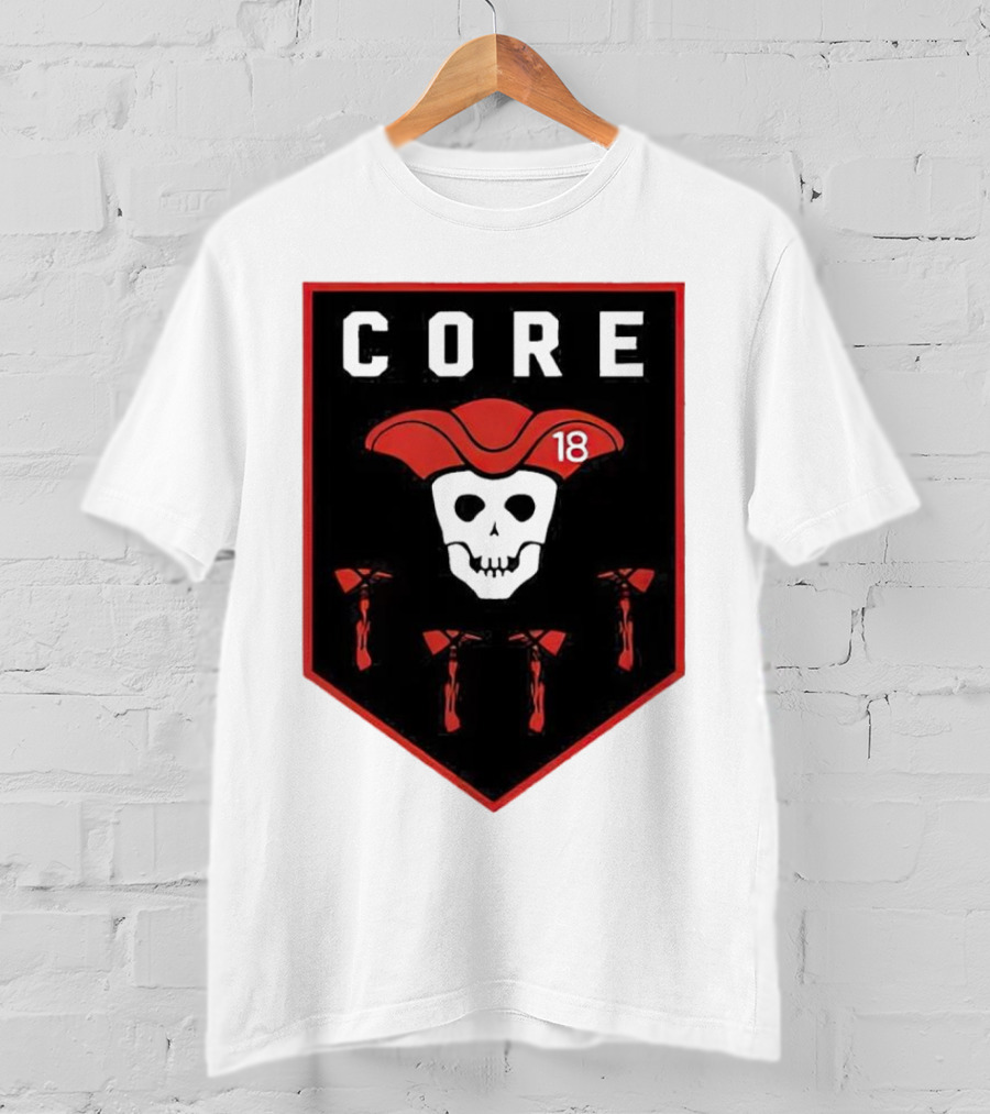 CORE Pirate Skull 18 Emblem T-Shirt