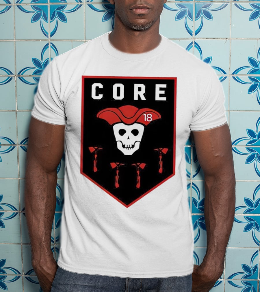 CORE Pirate Skull 18 Emblem T-Shirt