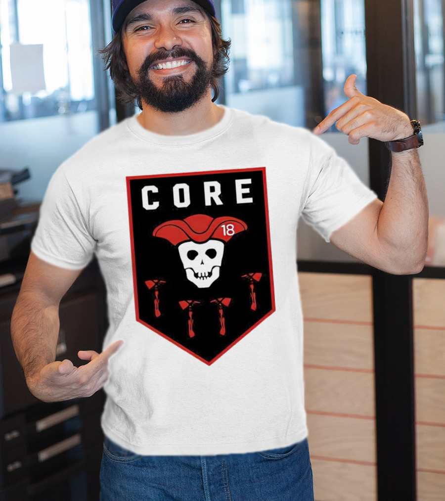 CORE Pirate Skull 18 Emblem T-Shirt