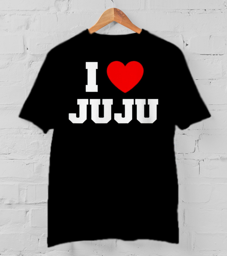 I Love Juju Red Heart T-Shirt