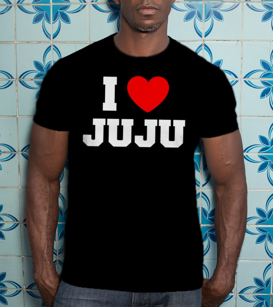 I Love Juju Red Heart T-Shirt