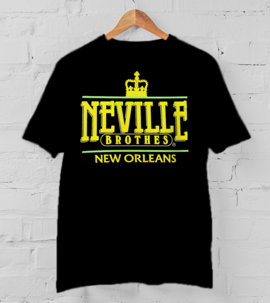 Neville Brothers Crown Logo New Orleans T-Shirt